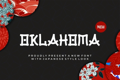 Oklahoma - Japanese Style Font