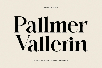 Pallmer Vallerin Elegant Serif Typeface