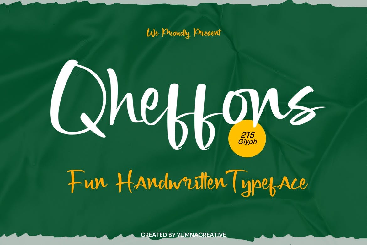 Qheffons – Fun Handwritten Font
