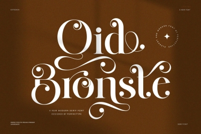 Qid Bronste Elegant Serif Font Typeface