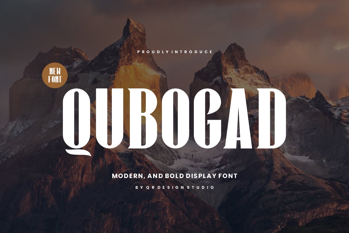 Qubogad – Thick & Tall Font