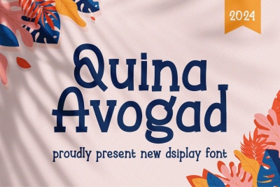 Quina Avogad - Cute Display Font