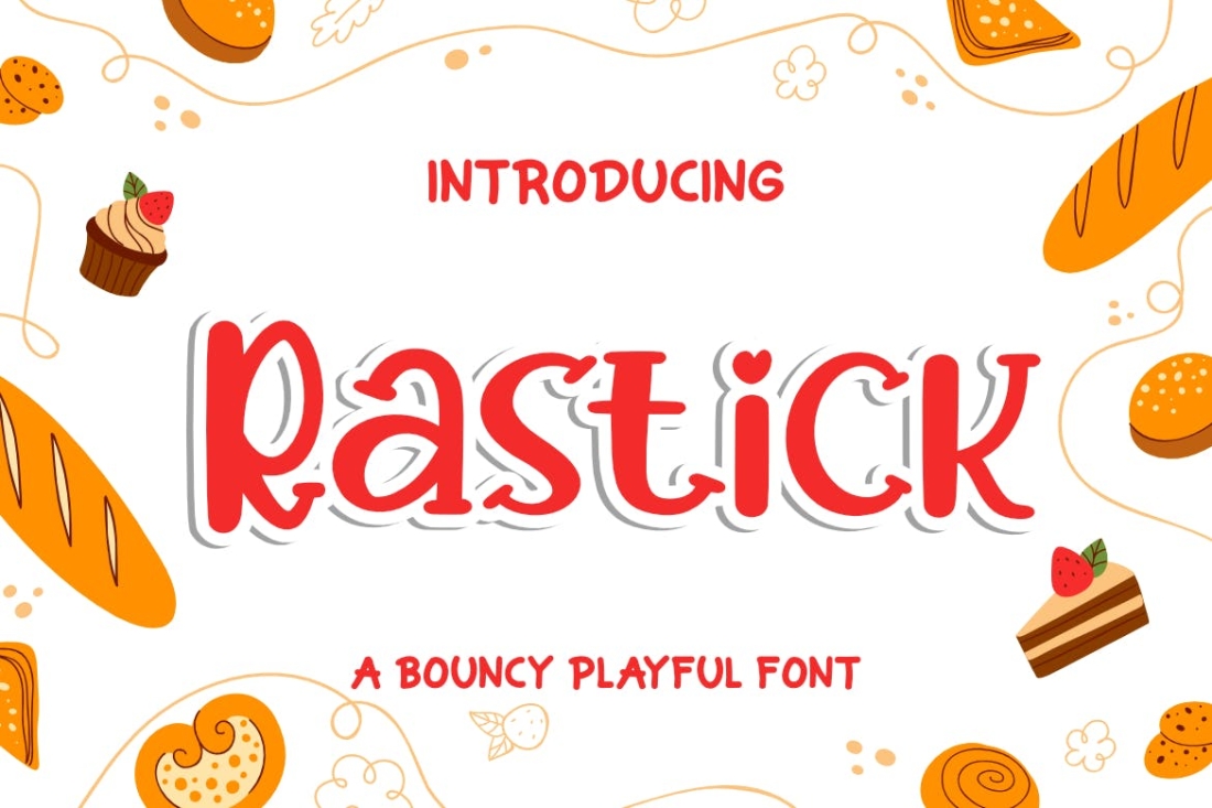 Rastick a Bouncy Playful Font