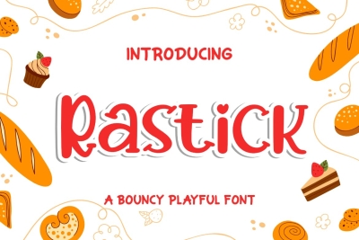 Rastick a Bouncy Playful Font