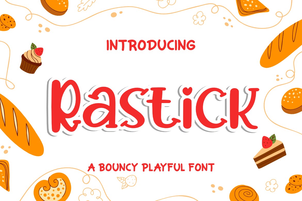 Rastick a Bouncy Playful Font