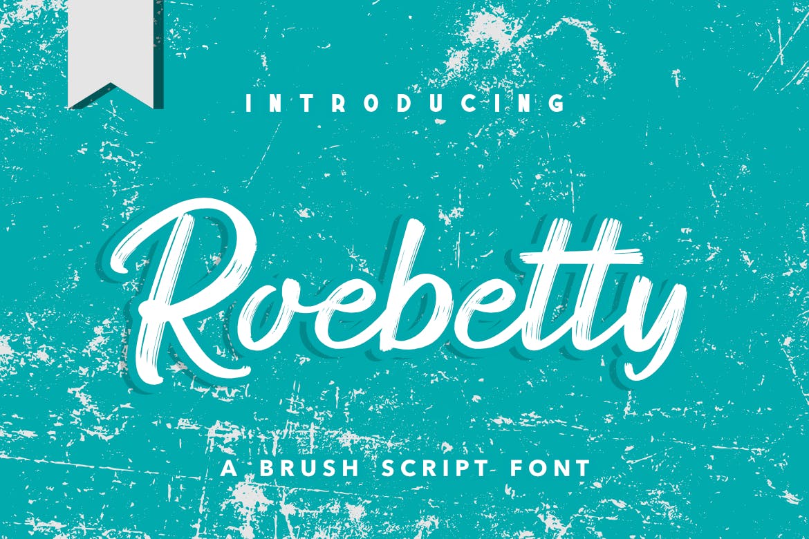 Roebetty | Brush Script Font