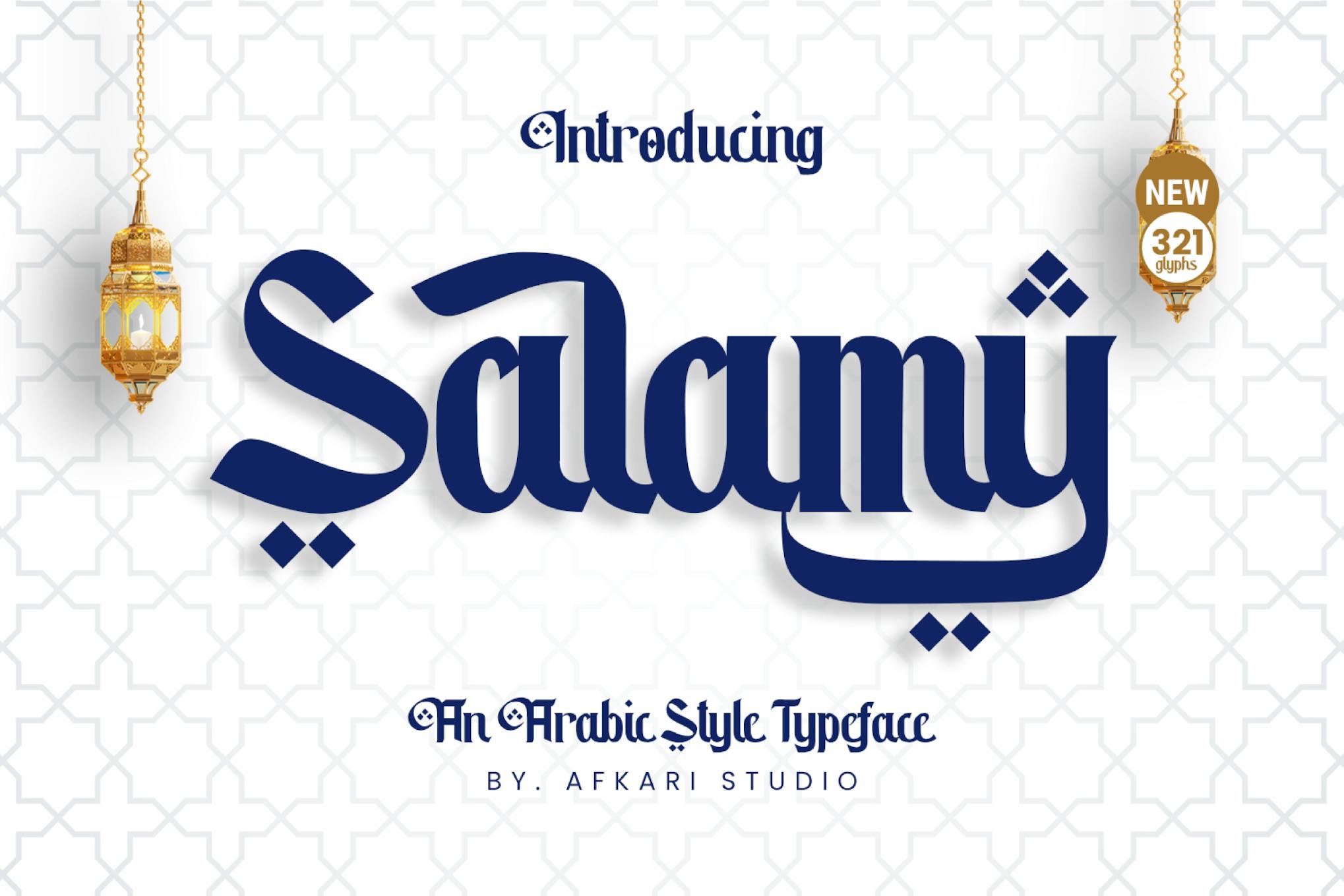 Salamy – Arabic Style Typeface