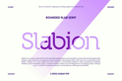 Slabion - Rounded Slab Serif