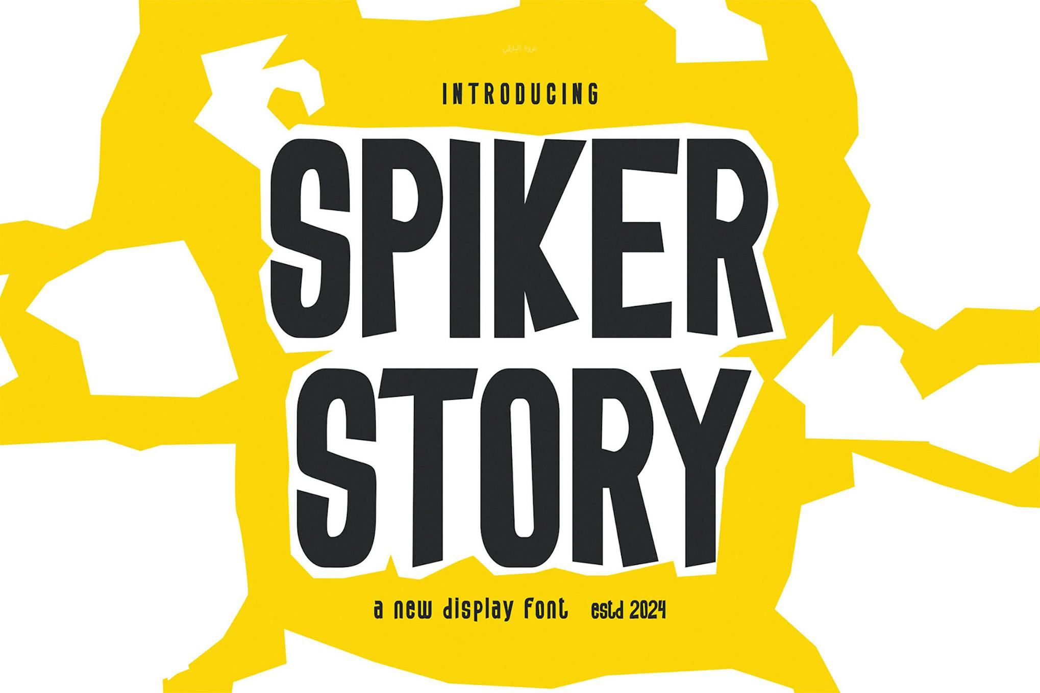 Spiker Story – Cute Display Font