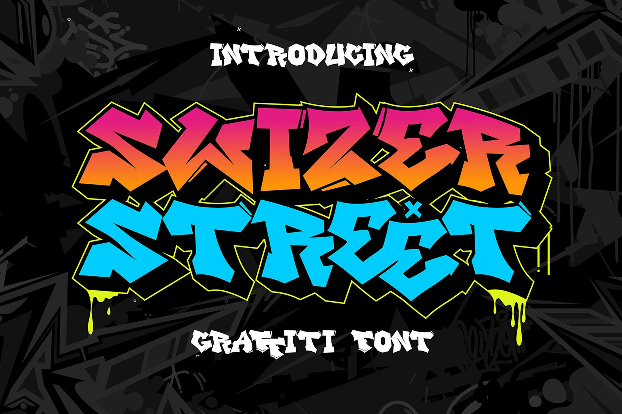Swizer Street – Urban Graffiti Font