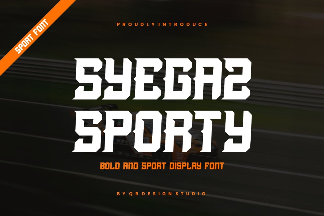Syegaz Sporty - Racing & Speed Font