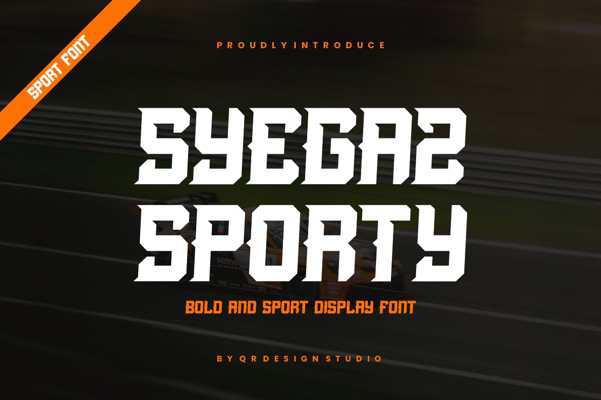 Syegaz Sporty – Racing & Speed Font