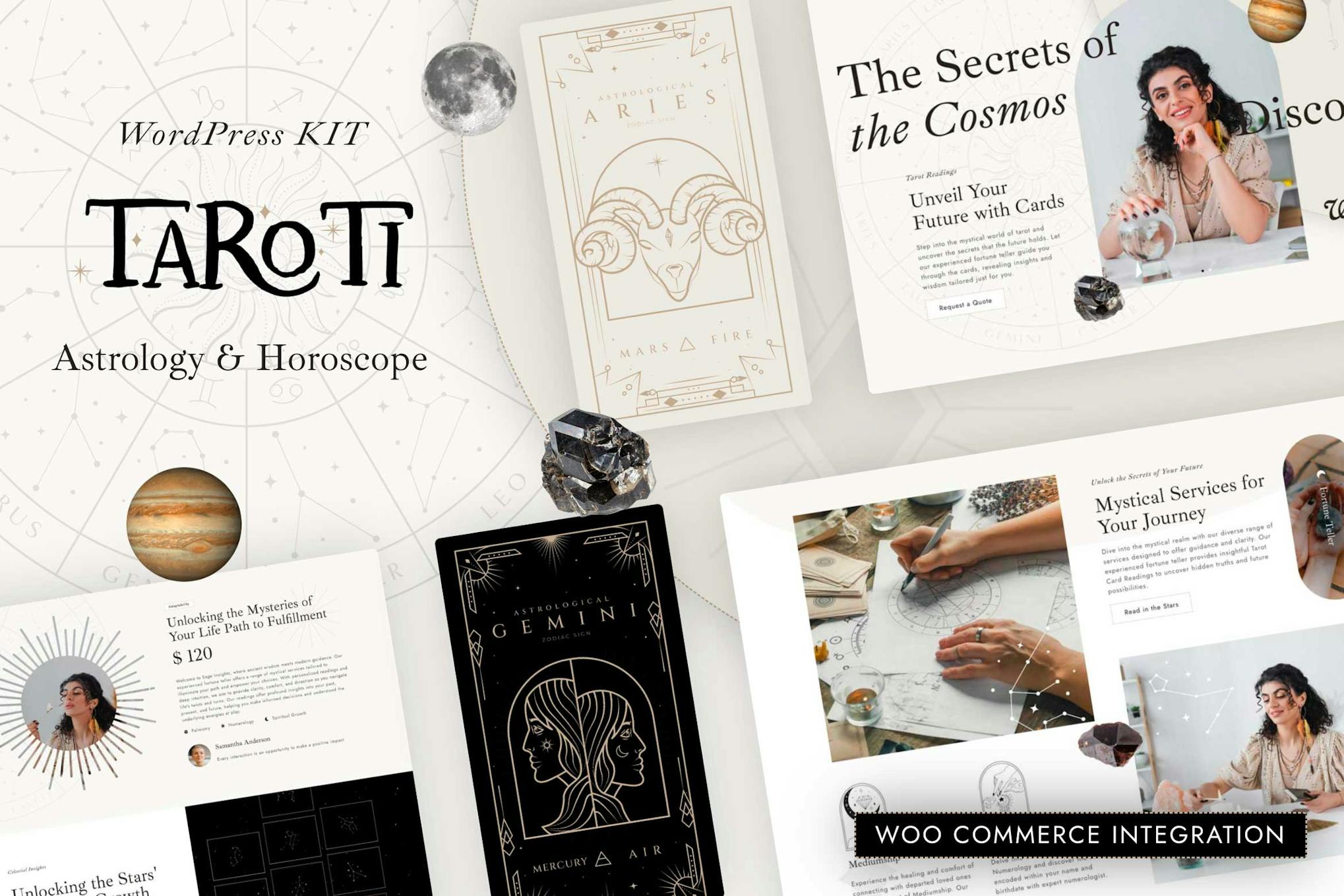 Taroti – Astrology & Horoscope Elementor Pro Template Kit