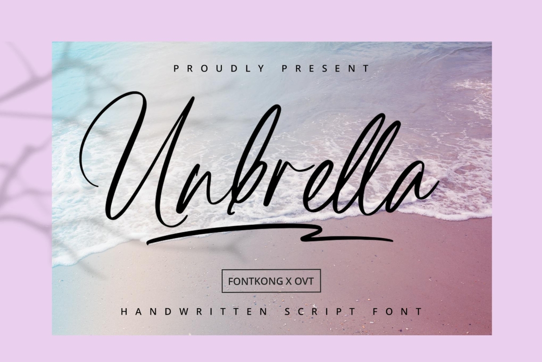 Unbrella - Handwritten Script Font