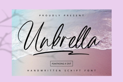 Unbrella - Handwritten Script Font