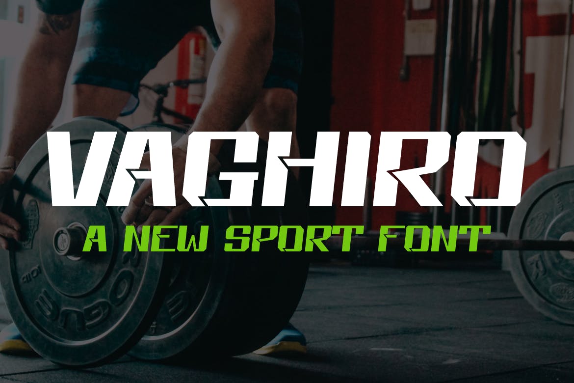 Vaghiro – Gym & Sport Font