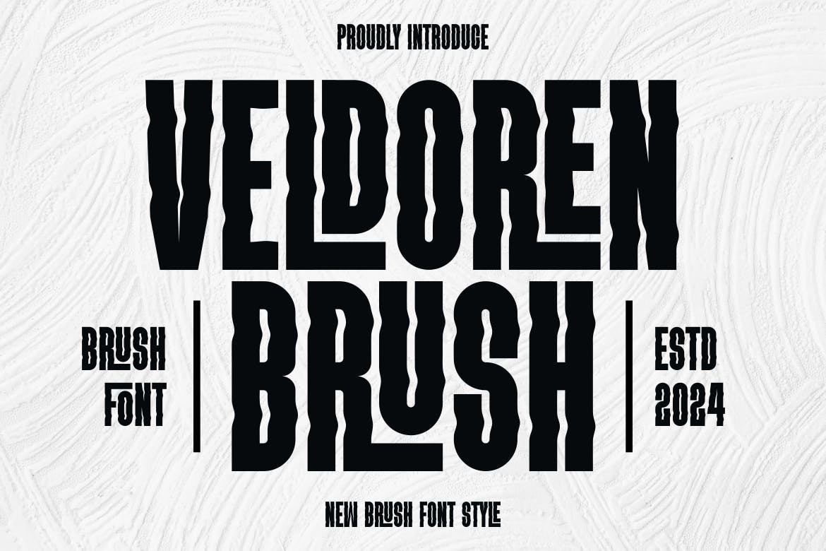 VELDOREN BRUSH – Brush Font