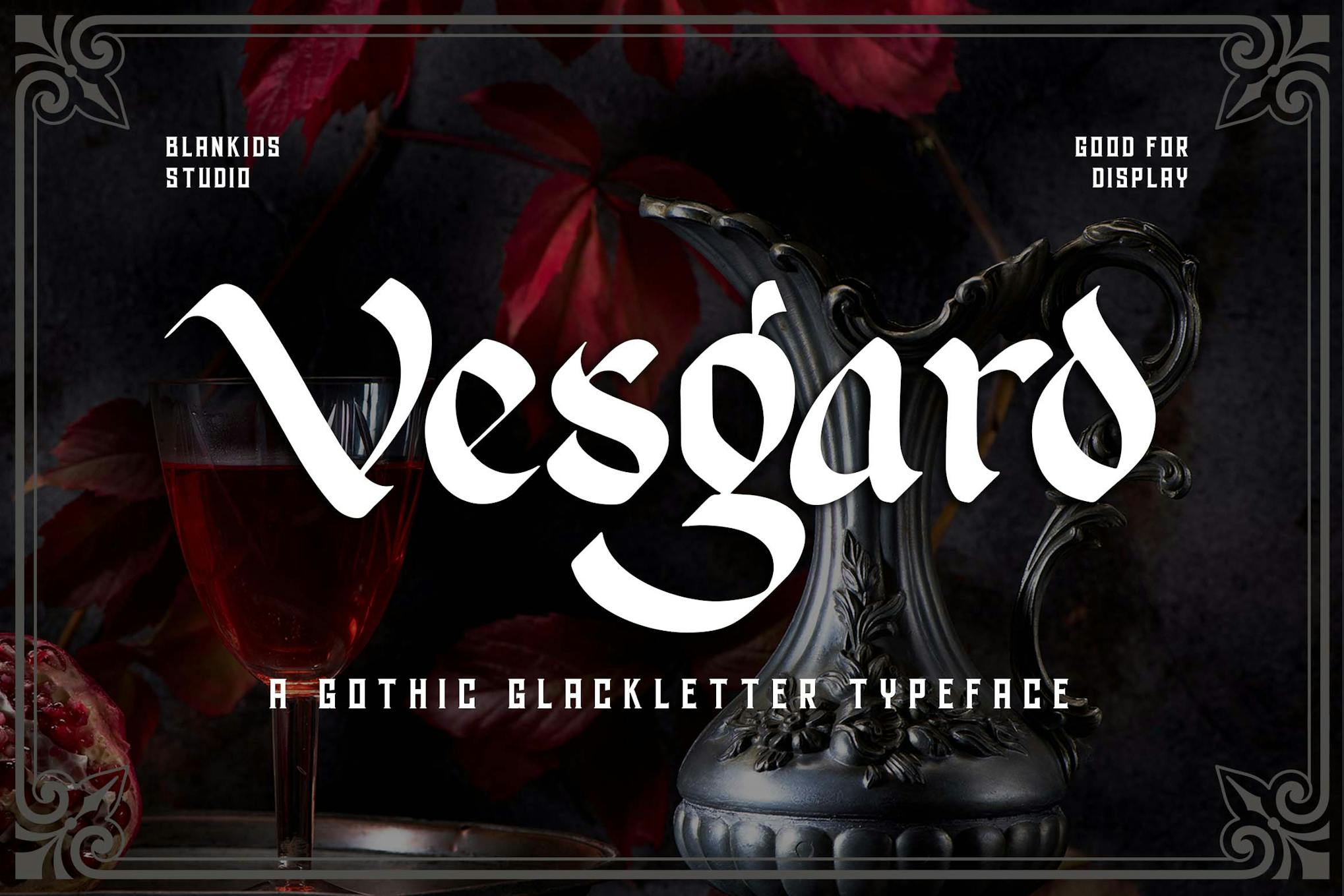 Vesgard a Gothic Blackletter Font