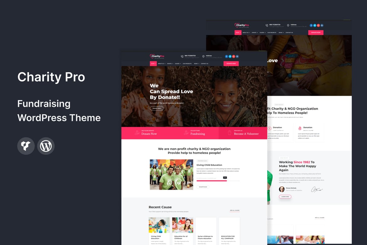 Charity Pro - Fundraising WordPress Theme 1.9.0