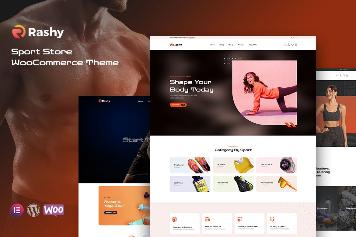 Rashy – Sport Store WooCommerce Theme 1.2.8