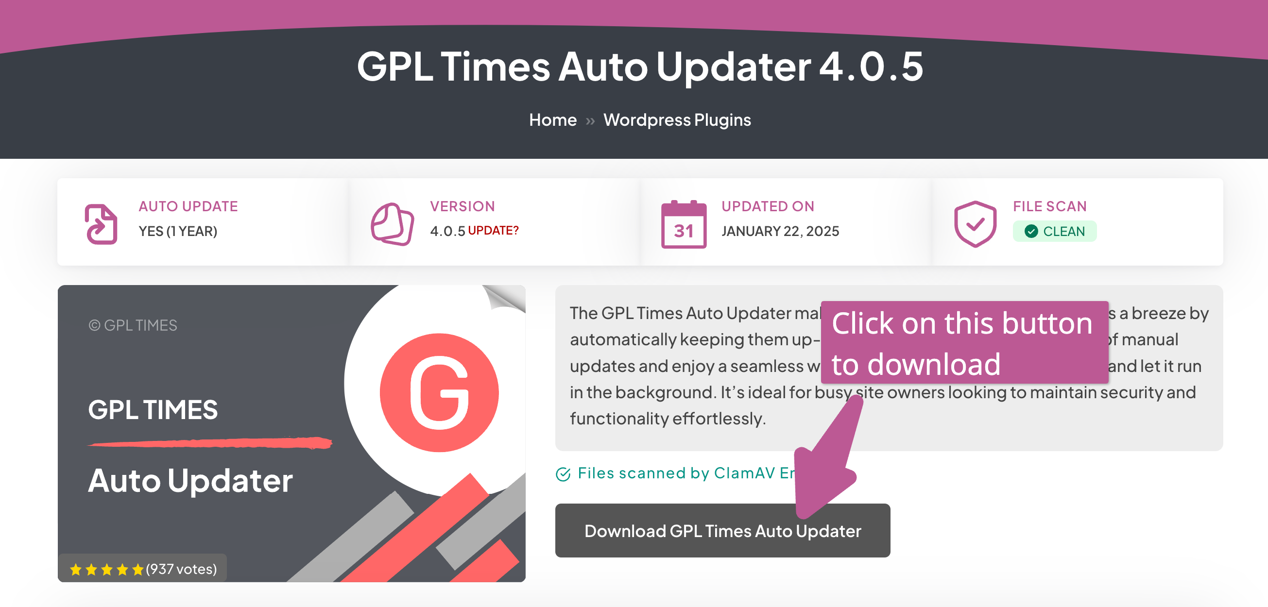 how to download Download instructions screenshot