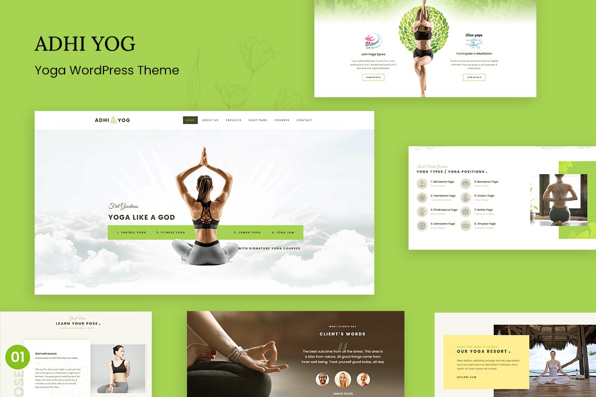 Adhi Yoga – Health & Wellness WordPress Theme 2.8