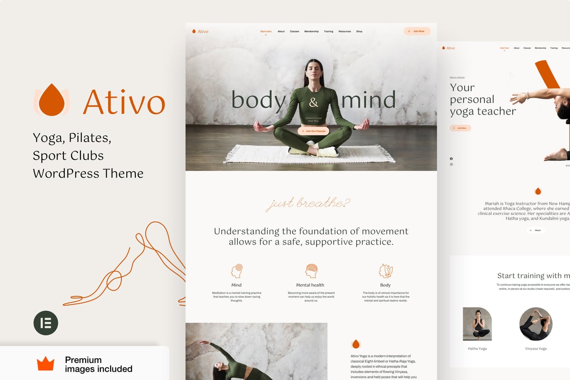 Ativo – Yoga Sport Fitness Pilates Club WordPress 46