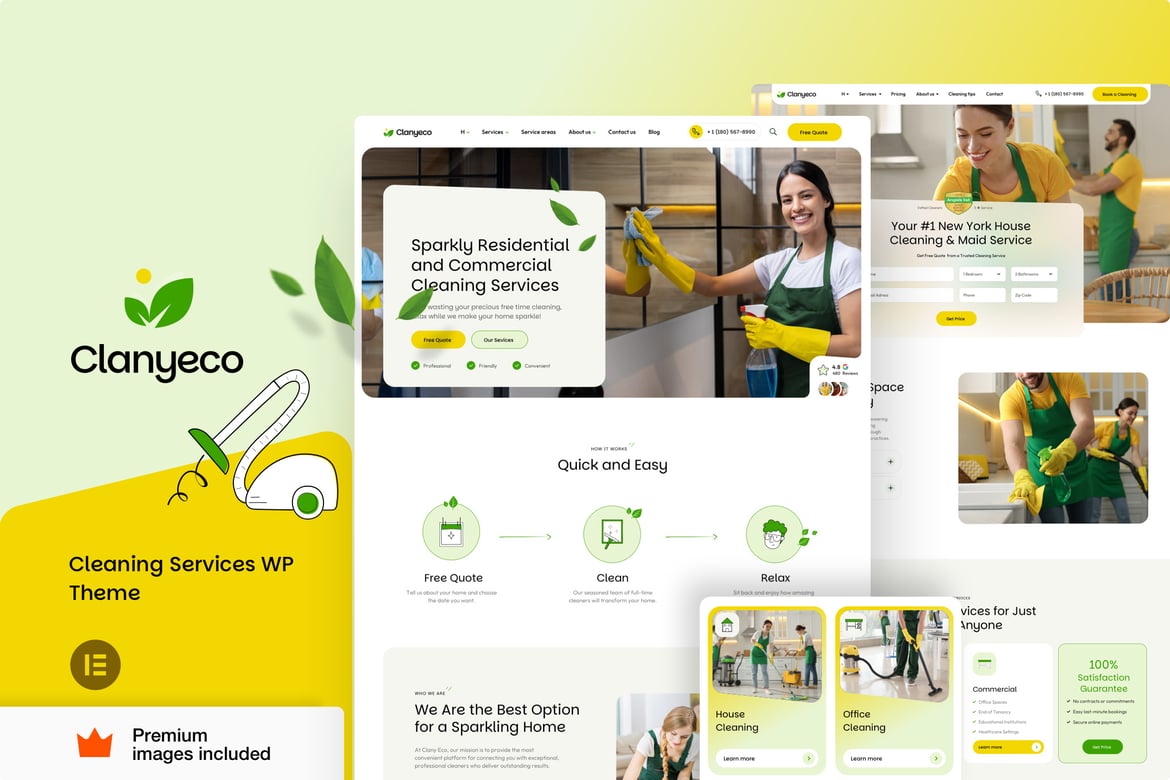 ClanyEco – Cleaning Services WordPress Theme 30