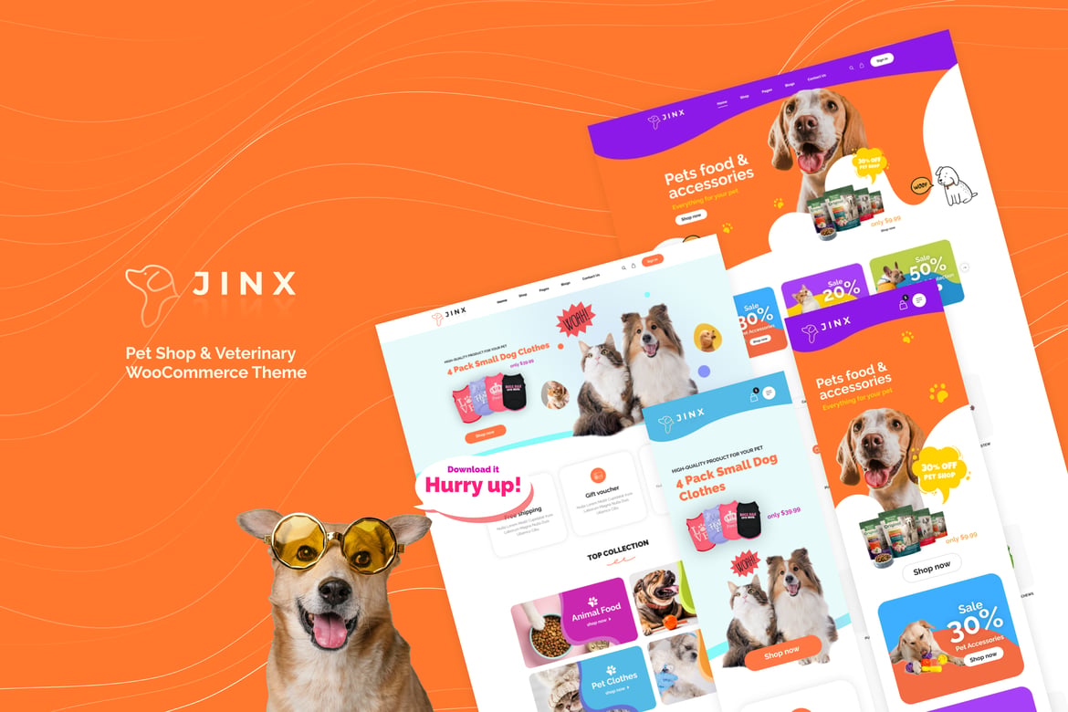 Jinx – Pet Shop & Veterinary WooCommerce Theme 1.1.0