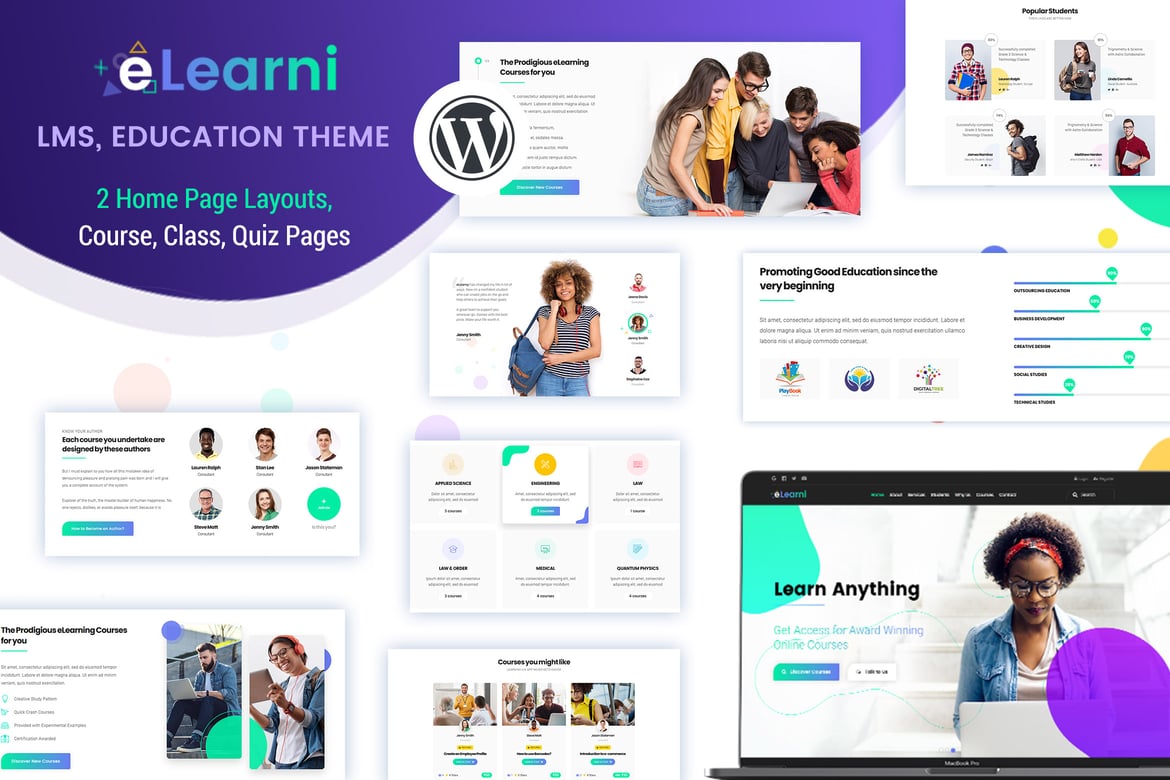 eLearni – LMS, Online Courses WordPress Theme 3.4