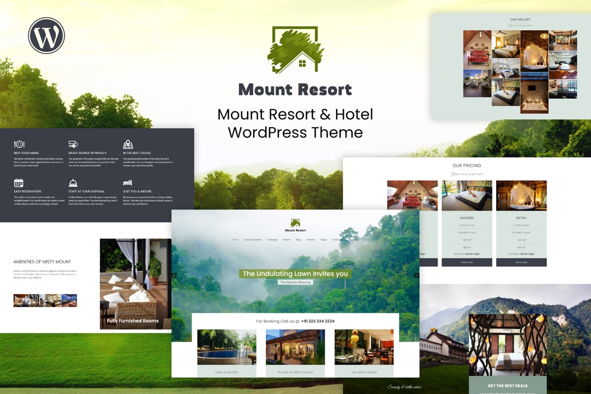 Mount Resort & Hotel WordPress 3.4