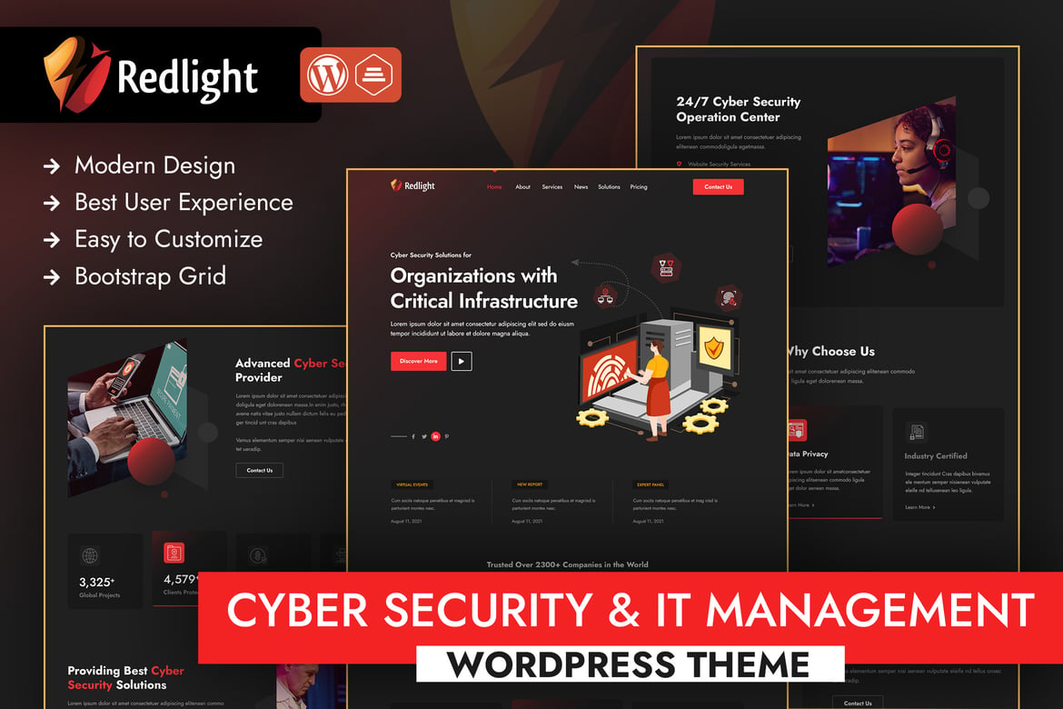 Redlight Cyber Security & IT Management WordPress 1.2