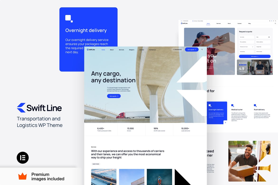 SwiftLine – Transportation Logistics WordPress Theme 32