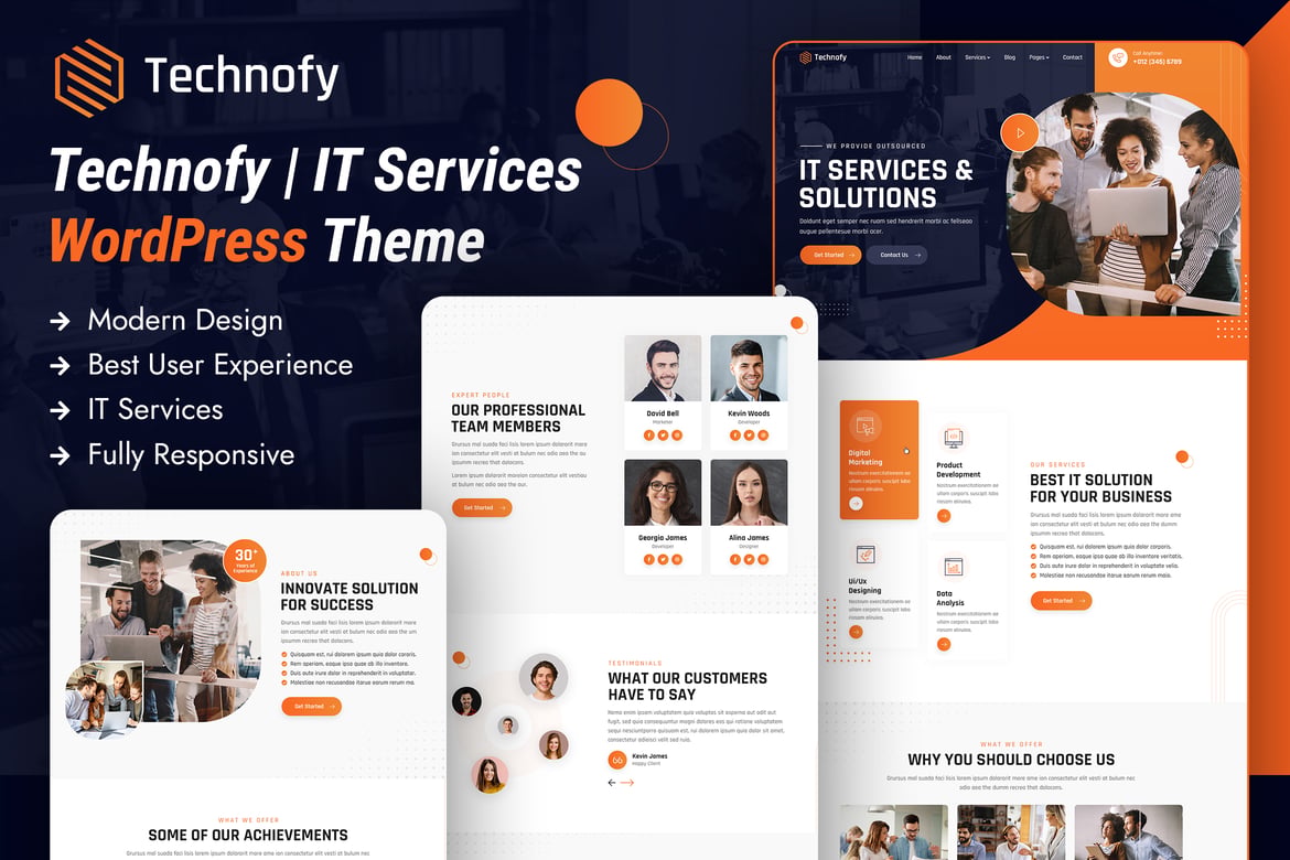 Technofy | IT Services & Solutions WordPress Theme 1.0.1