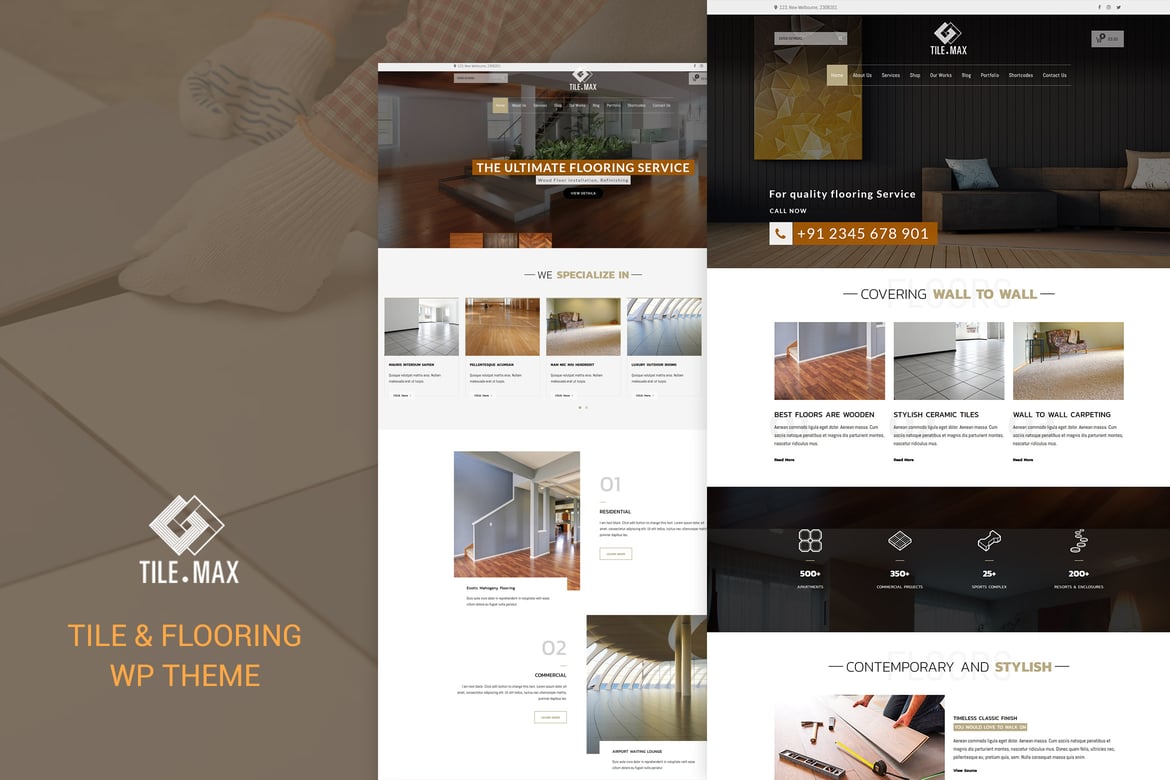 Tile Max – Tile & Flooring WP Theme 3.9