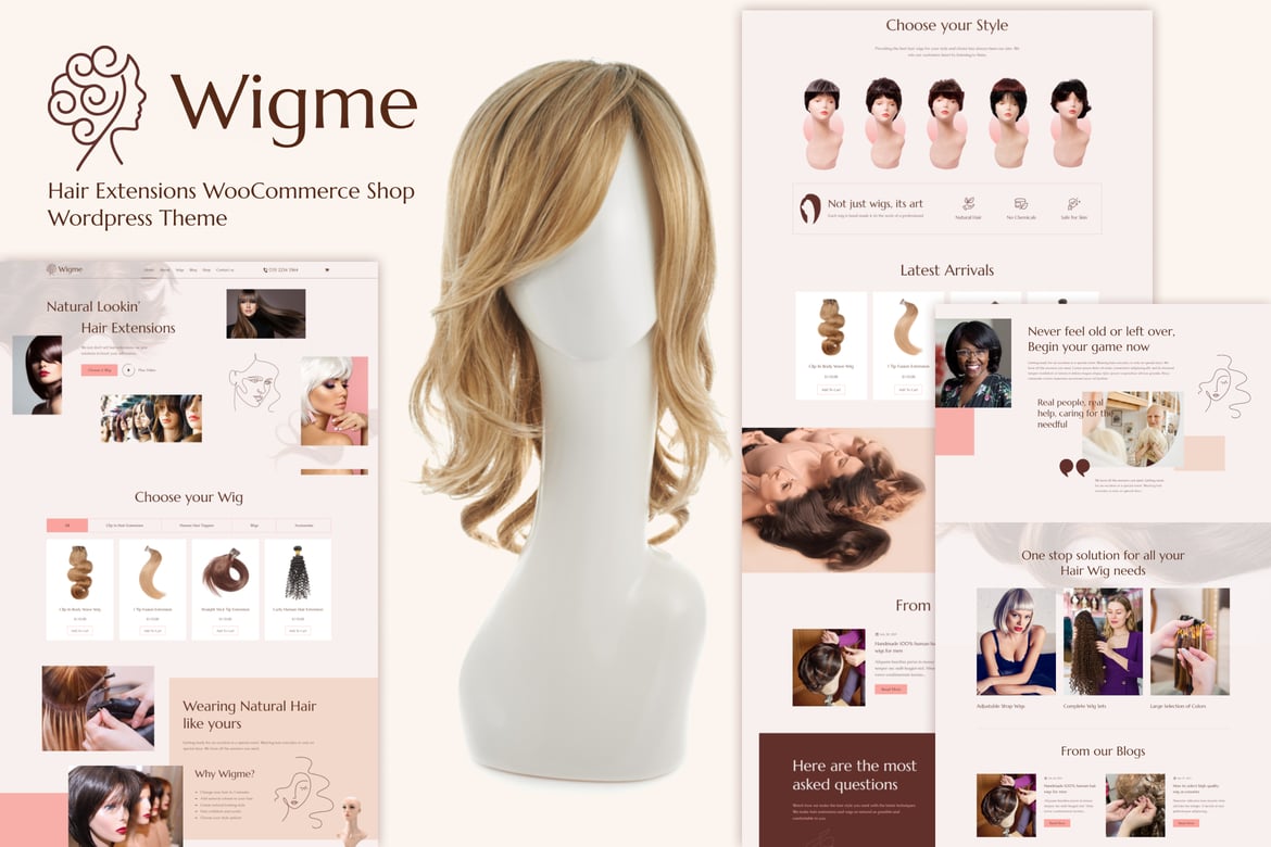 Wigme – Hair Extensions WooCommerce Shop 2.7