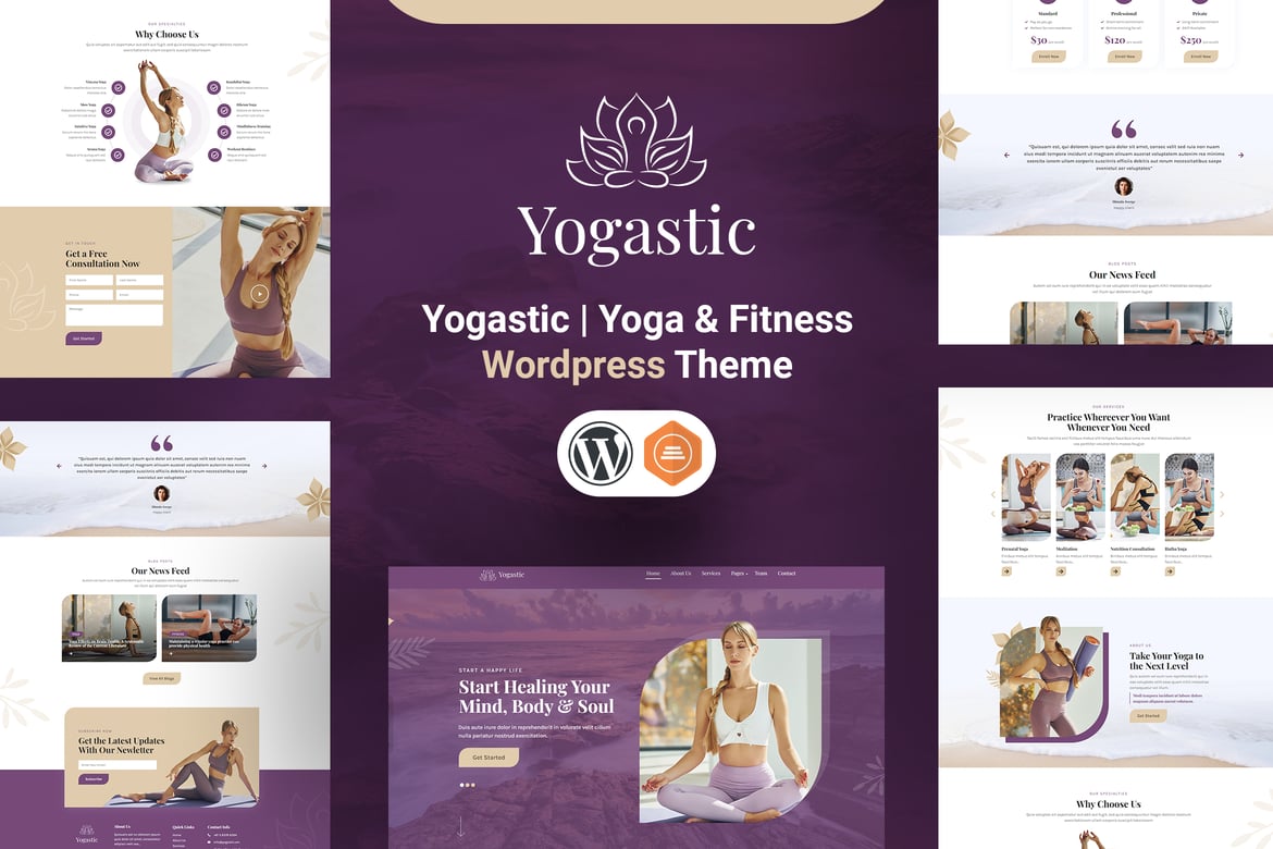 Yogastic | Yoga & Fitness WordPress Theme 1.2