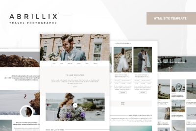 ABRILLIX - Creative Photography Blog Template
