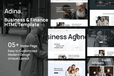 Adina - Business & Finance HTML Template
