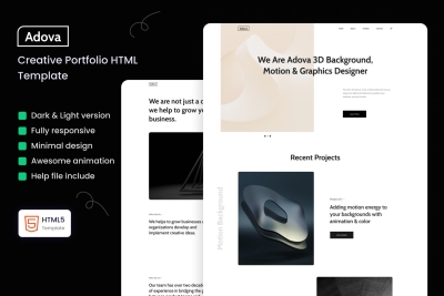 Adova - Creative Portfolio Template