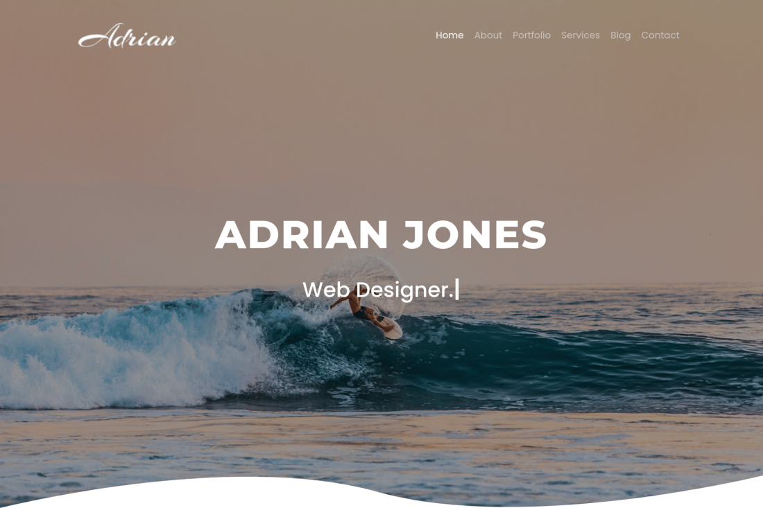 Adrian - Portfolio Template
