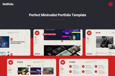Agency Portfolio Bootstrap Template - Wellfolio