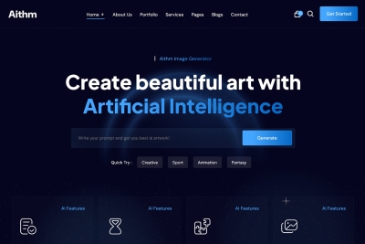 Aithm - AI Agency & Startup HTML Template