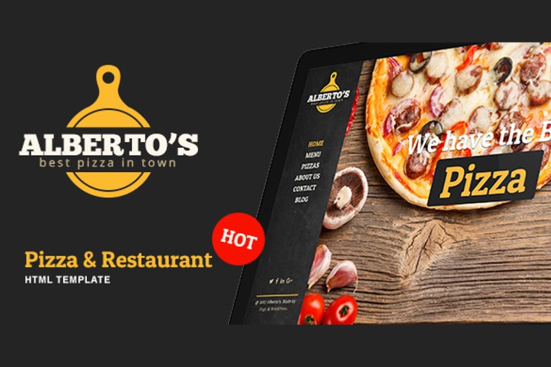 Albertos - Restaurant & Pizza HTML Template