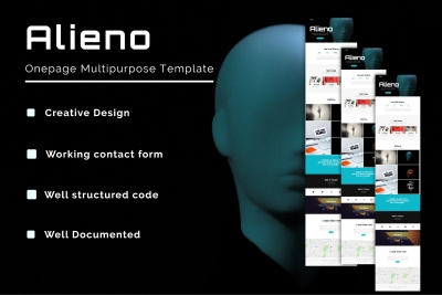 Alieno - Onepage Multipurpose Template
