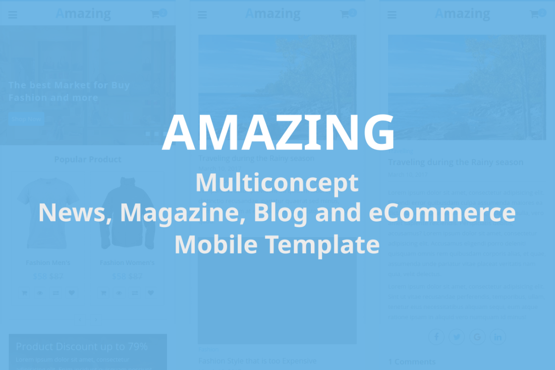 Amazing - Mobile Template
