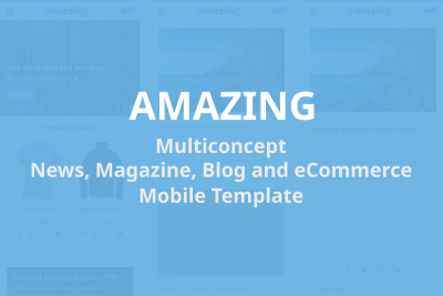 Amazing - Mobile Template