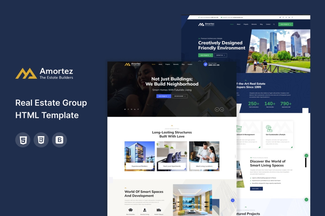 Amortez – Real Estate Group HTML Template
