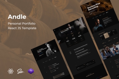 Andle - Personal Portfolio React JS Template