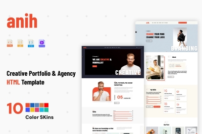 Anih - Creative Portfolio Agency Template